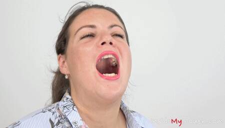 Inside My Mouth - Vanessa's mouth examination and exploration (HD)