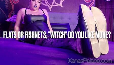 Flats or Fishnets "Witch" Do You Like More?