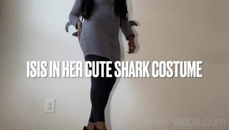 Isis in Her Cute Shark Costume