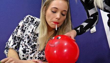 Soaking wet, covered in saliva! - small version