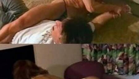 Topless Wrestling Muscle Babes