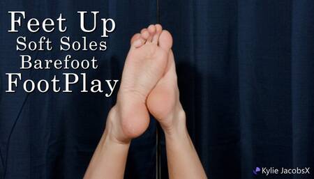Feet Up Soft Soles Barefoot FootPlay - Kylie Jacobsx - MP4 720p HD