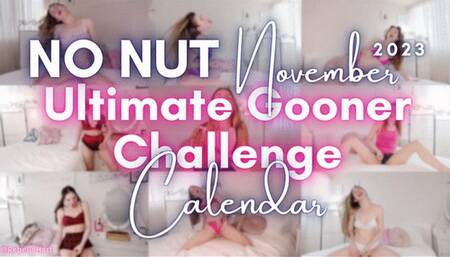 No Nut November Ultimate Gooner Challenge Calendar 2023