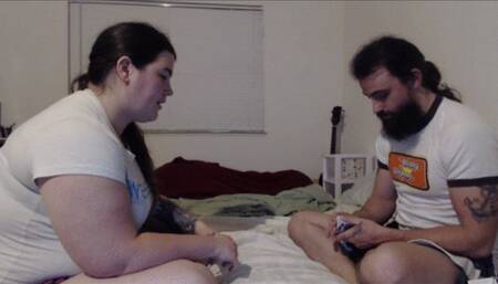 Step Uncle Plays Cards With step Niece