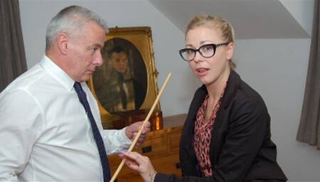 Lucy Lauren chats about spankings and uniform in an exclusive interview