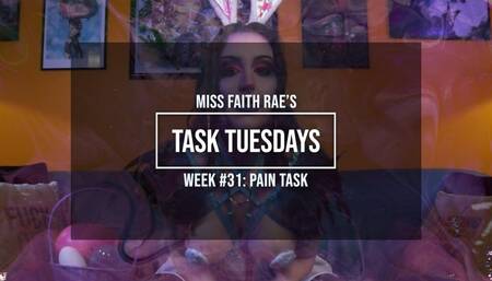 Week 31: An aching task for painful pleasures (MP4)
