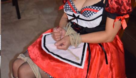 VIVIAN IREENE PIERCE LITTLE RED RIDING HOOD BOUND AND GAGGED LAST PART