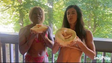 Part 1 Bianca Blance vs Sugar Diamonds in a Melon challenge