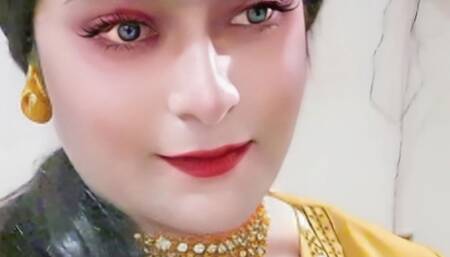 Hot Mohni Shemale Lahanga Choli Desi Video by Mohni9