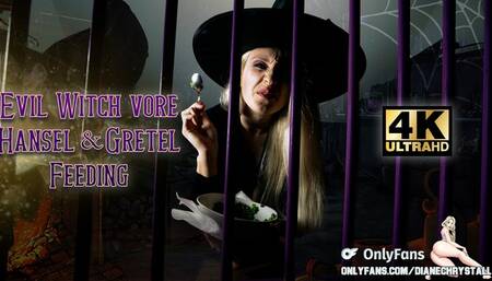 Witch VORE Feeding Hansel & Gretel 4K