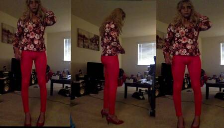 Red Pants and Heels