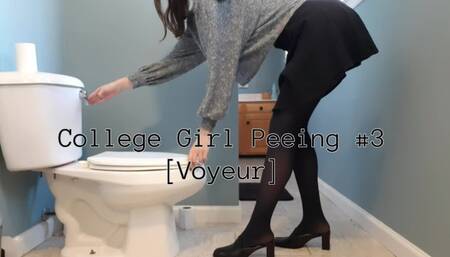 College Girl Peeing #3 [Voyeur] SD
