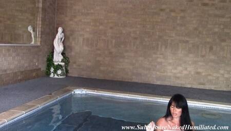 Raven Gets Soaked Through Being Directed Around The Pool During Photoshoot!! - Part 2