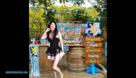 Oktoberfest in Munich starring Alexandria Wu