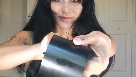 Sushii Bunny Stuffs a Sock & Tapes