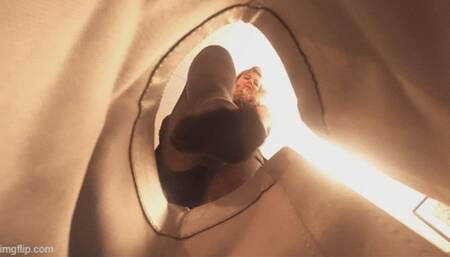 Jenna Marie puts you under her stockings and in her shoes HD