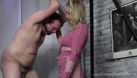 Fist, Paddle and Knee to his Groin