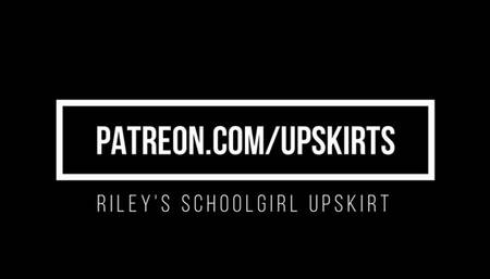 Rileys Upskirt Tease