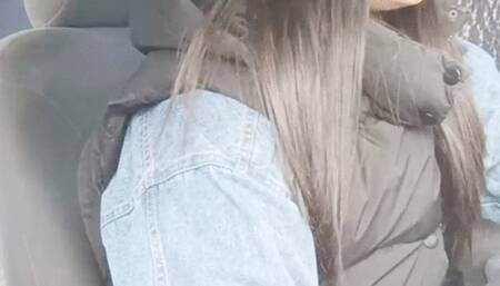 Crystal cranks and drives her old Fiesta after work to go home with stalling