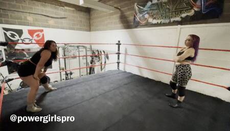 bra and pantie match featuring spanking