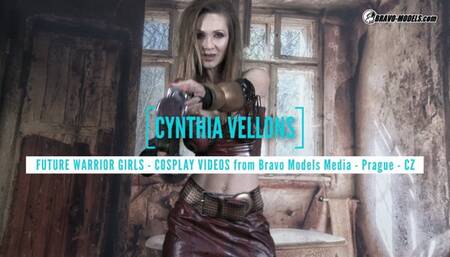 385 Cynthia Vellons future warrior latex masturbation girl