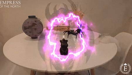 Summoning the Demoness of Gluttony - POV Food Stuffing Belly Expansion