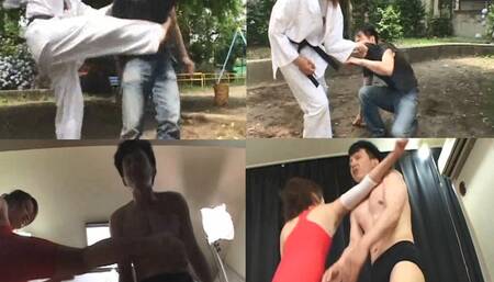 (NEW) 178 cm Taekwondo Strong Girl, Giantess Femdom, Round 2