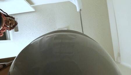 Teenie Watching Giantess use Toilet POV 1080 smaller