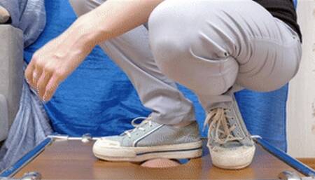 Trampled under huge sneakers - extended version (part 3 of 4), flo042xe 1080p