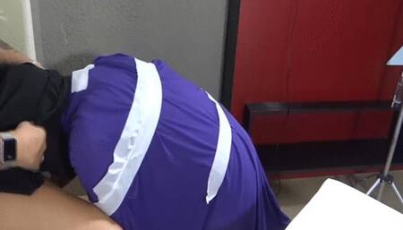 PUSSY LICKING UNDER SKIRT OF A MILF DOMME ANGEL JANKO