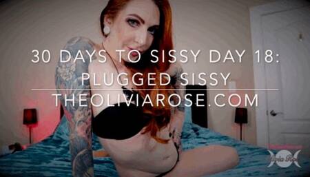 30 Days To Sissy Day 18: Plugged Sissy (MP4 1080p)