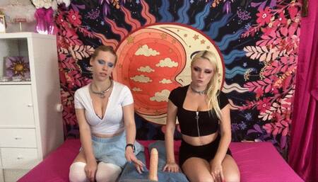 Dumping a Load onto our Whore Faces