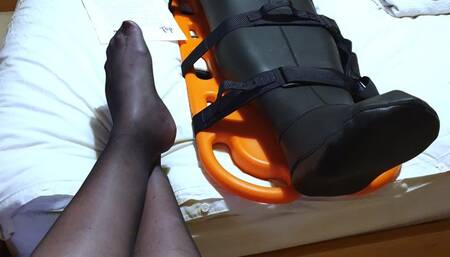 Neoprene sleepsack bondage 2