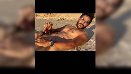 Model on the Beach