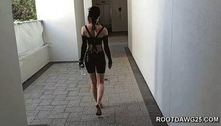 Bare Foot Walking with Letty Lechery SD MP4