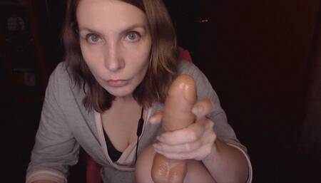 Clear nails hand job