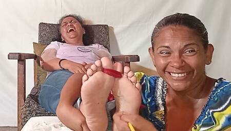 Mirella is tickled by her sister Yadira 10 Minutes Video
