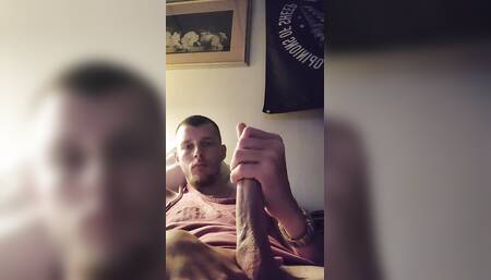 Jerking off My Big Cock Till I Cum