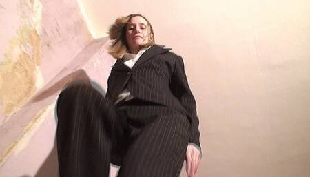 POV Trample Danielle In A Smart Suit