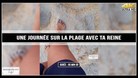Une journée sur la plage avec ta reine 4K
