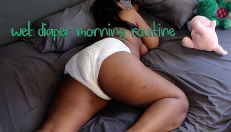 Wet Diaper Morning Routine