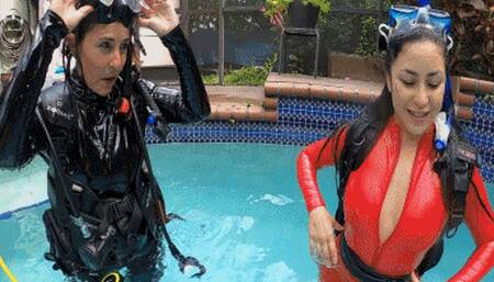 Carissa Dives into Sushiis belly button