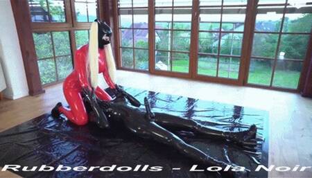 Lola Noir - Latex Lea Anderson - Cock Sucking And Riding - wmv