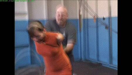 Petite neighbor girl Jessica in rope and chains (MP4 6000kbps)