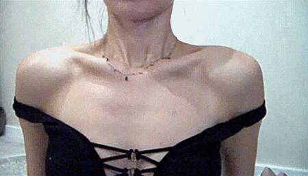 neck stretching and contracting