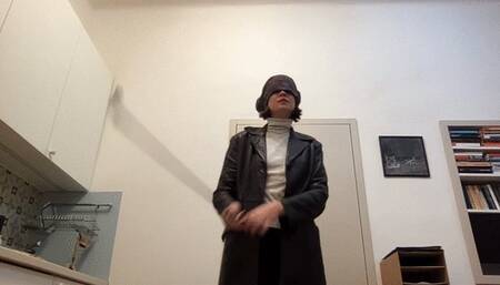 Riding whip spanking - training