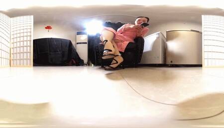 Michelle Sexy High heel Virtual Reality 360 vr MP4