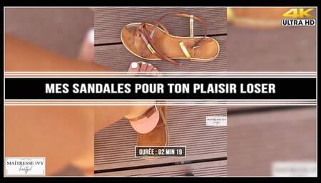 Mes sandales pour ton plaisir loser 4K