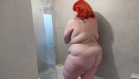 Peeping on me in the shower