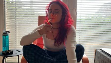 Morning Smoke with a Huge Pack of Lucky Strikes